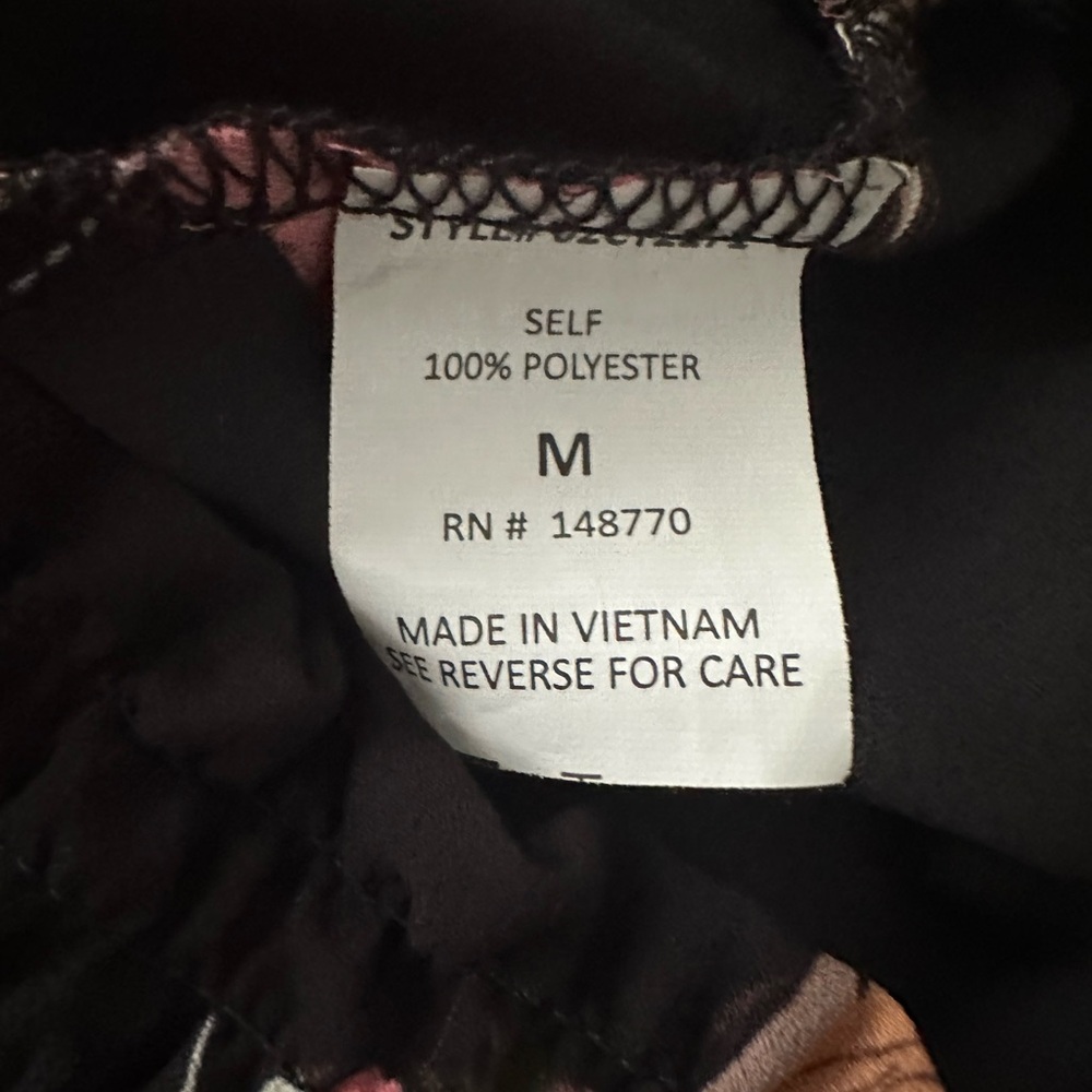 Sienna Sky  Floral Black Women's Top - Picture 6 of 6